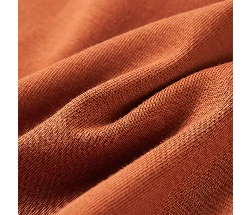 Bērnu Krekls Ar Garām Piedurknēm, Oranži Brūns, 116