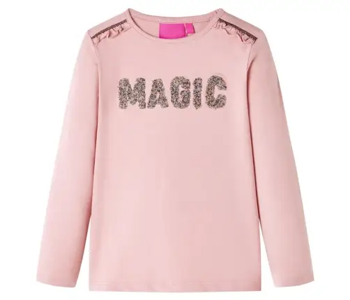 Pikkade Varrukatega Lastesärk, Heleroosa, 116