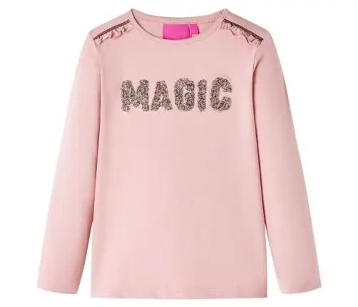 Bērnu Krekls Ar Garām Piedurknēm, Gaiši Rozā, 140