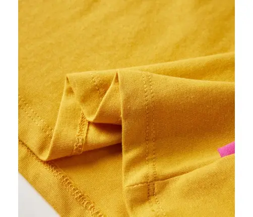 Bērnu Krekls Ar Garām Piedurknēm, Dzeltenbrūns, 92