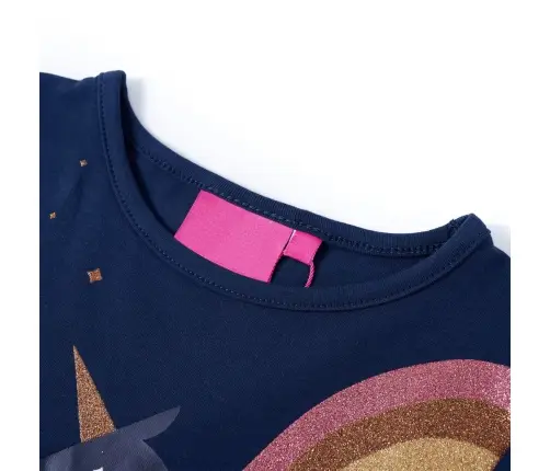 Bērnu Krekls Ar Garām Piedurknēm, Tumši Zils, 92