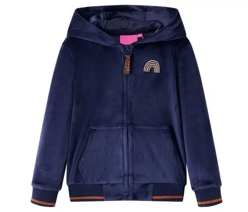 Bērnu Jaka Ar Kapuci, Tumši Zila, 104