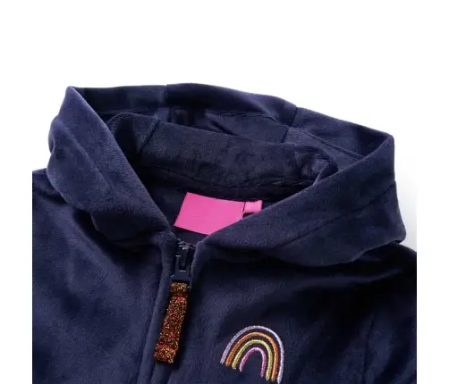 Bērnu Jaka Ar Kapuci, Tumši Zila, 104