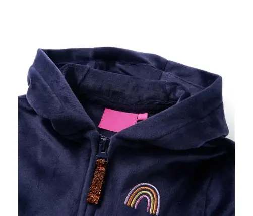 Bērnu Jaka Ar Kapuci, Tumši Zila, 116