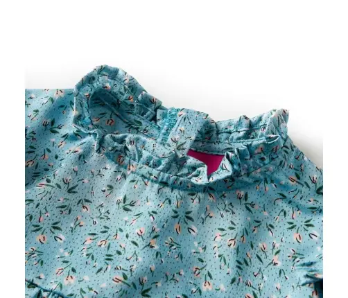 Pikkade Varrukatega Laste Kleit, Sinine , 104