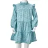 Bērnu Kleita Ar Garām Piedurknēm, Zila, 128