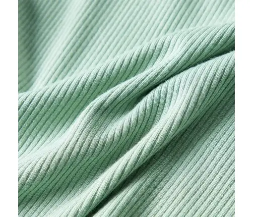 Bērnu Krekls Ar Garām Piedurknēm, Apkakli, Tumša Piparmētru Krāsa, 92