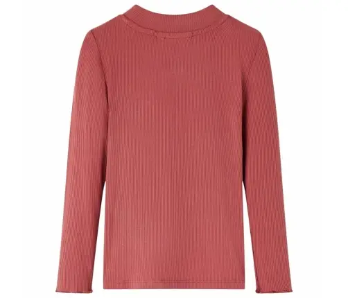 Vaikiški Marškinėliai Ilgomis Rankovėmis, Raudoni, Su Laisvu Kaklu