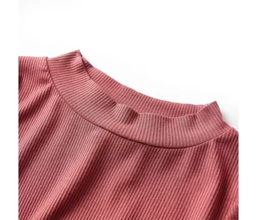 Bērnu Krekls Ar Garām Piedurknēm, Apkakli, Sarkans, 140