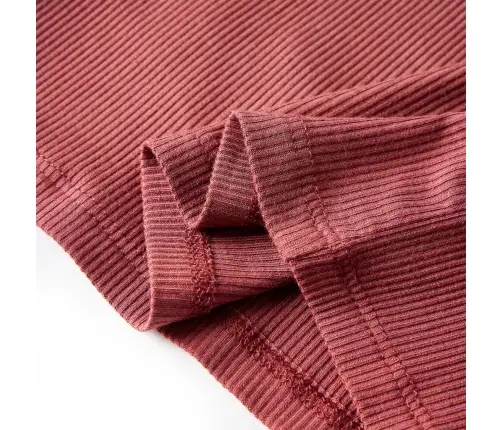 Bērnu Krekls Ar Garām Piedurknēm, Apkakli, Sarkans, 140