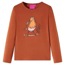 Vaikiški Marškinėliai Ilgomis Rankovėmis, Smėlio Spalvos, 104 Dydžio