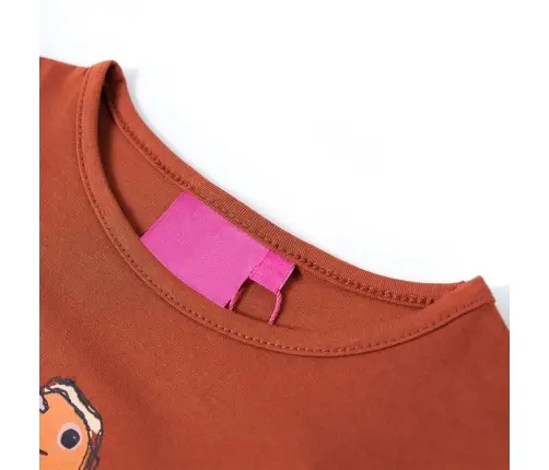 Pikkade Varrukatega Lastesärk, Konjakipruun, 104