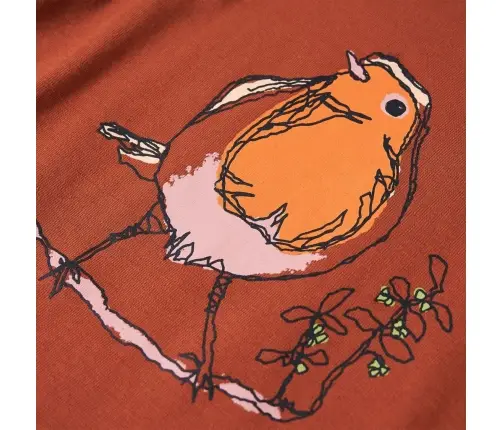 Pikkade Varrukatega Lastesärk, Konjakipruun, 140