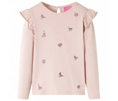 Pikkade Varrukatega Lastesärk, Roosa, 92