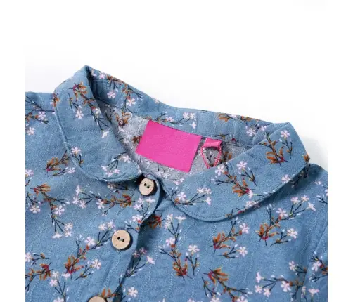 Pikkade Varrukatega Laste Kleit, Kirju, 104