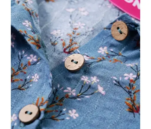 Bērnu Kleita Ar Garām Piedurknēm, Benzīna Zila, 116