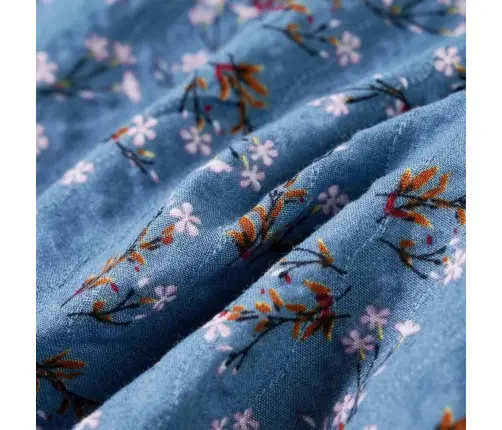 Bērnu Kleita Ar Garām Piedurknēm, Benzīna Zila, 116