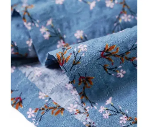 Bērnu Kleita Ar Garām Piedurknēm, Benzīna Zila, 128