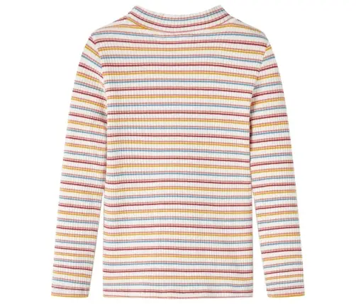 Vaikiški Marškinėliai Ilgomis Rankovėmis, Dryžuoti, Su Laisvu Kaklu