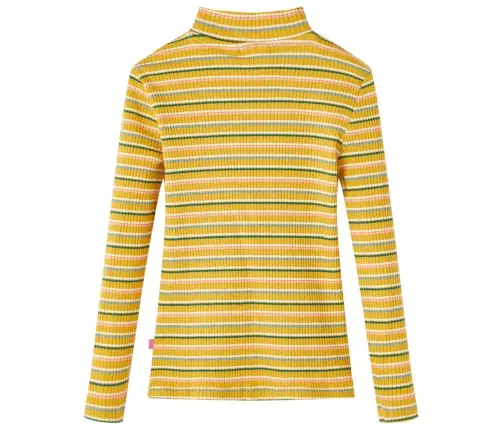 Bērnu Krekls Ar Garām Piedurknēm Un Augsto Apkakli, Dzeltenbrūns, 104