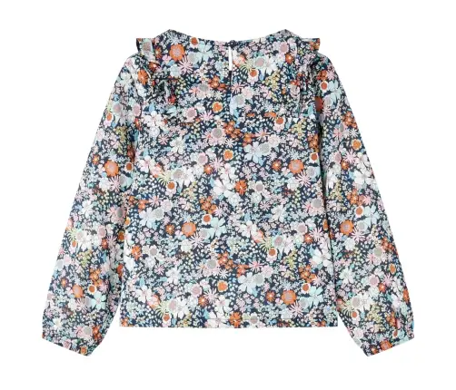 Bērnu Krekls Ar Garām Piedurknēm, Tumši Zils, 92