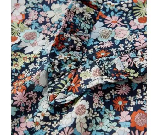 Bērnu Krekls Ar Garām Piedurknēm, Tumši Zils, 140