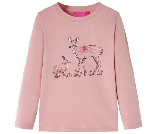 Bērnu Krekls Ar Garām Piedurknēm, Rozā, 104