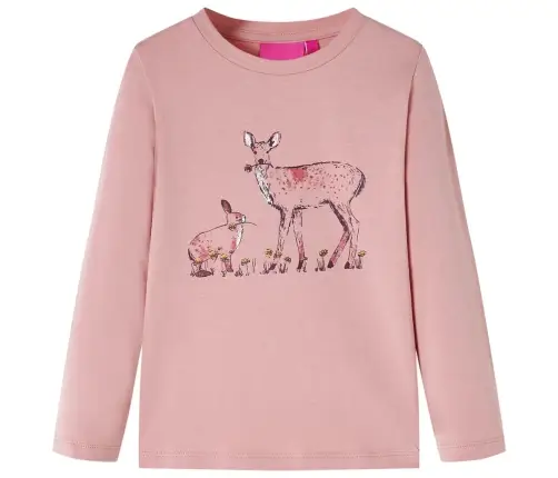 Bērnu Krekls Ar Garām Piedurknēm, Rozā, 128