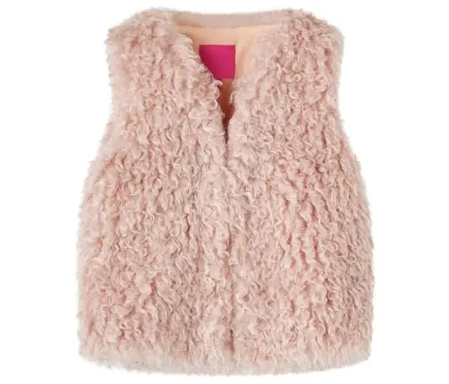 Bērnu Veste, Mākslīgā Kažokāda, Gaiši Rozā, 92