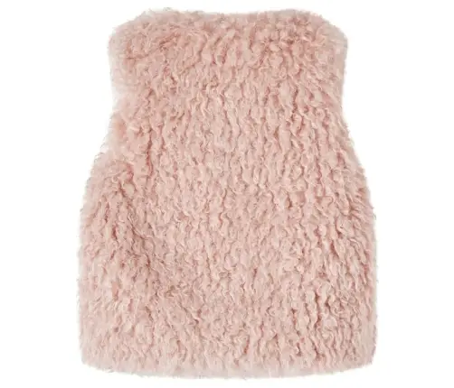 Bērnu Veste, Mākslīgā Kažokāda, Gaiši Rozā, 92