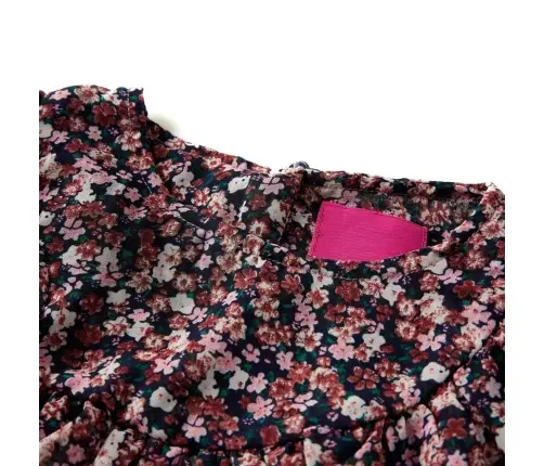 Pikkade Varrukatega Lastesärk, Tumeroosa, 92