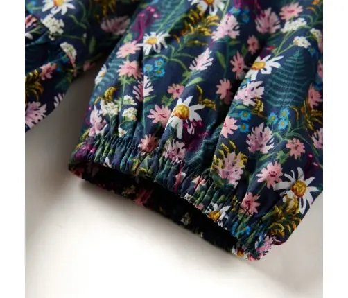 Pikkade Varrukatega Laste Kleit, Tumesinine, 104