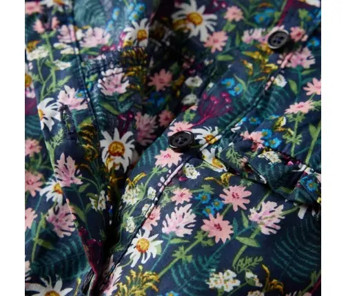 Pikkade Varrukatega Laste Kleit, Tumesinine, 128