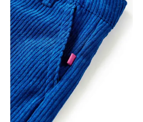 Vaikiškos Kelnės, Kobalto Mėlynos Spalvos, Velvetas, 92 Dydžio