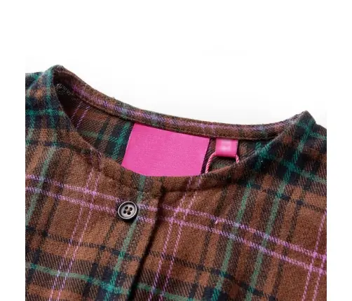 Pikkade Varrukatega Laste Kleit, Konjakipruun, 128