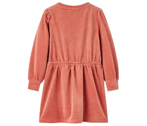 Bērnu Kleita Ar Garām Piedurknēm, Rozā, 92