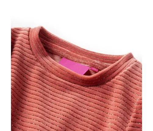 Vaikiška Suknelė Ilgomis Rankovėmis, Vidutinio Intensyvumo Rožinė