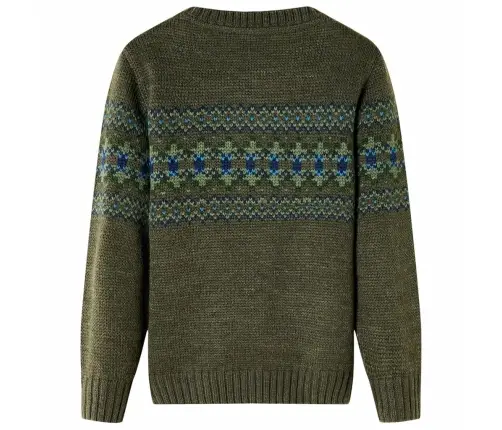 Bērnu Džemperis, Adīts, Haki, 92