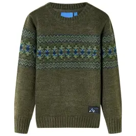 Laste Kampsun, Kootud, Khaki, 104