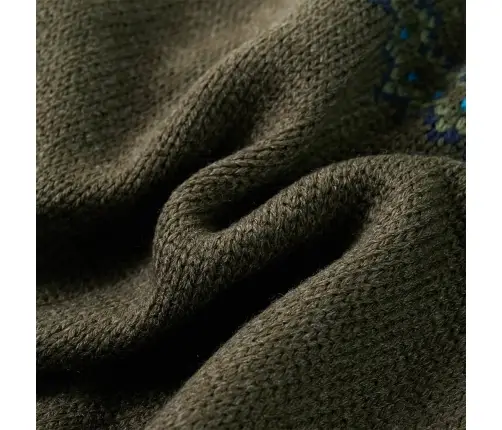 Bērnu Džemperis, Adīts, Haki, 128