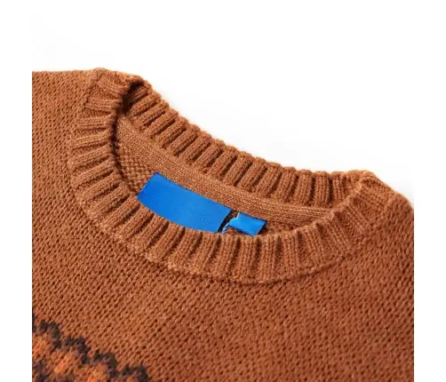 Bērnu Džemperis, Adīts, Sarkanbrūns, 116