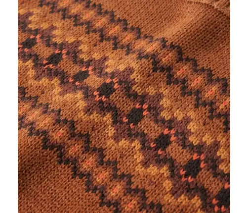 Bērnu Džemperis, Adīts, Sarkanbrūns, 128