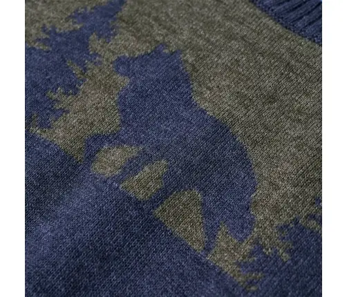 Bērnu Džemperis, Adīts, Tumši Zils, 92