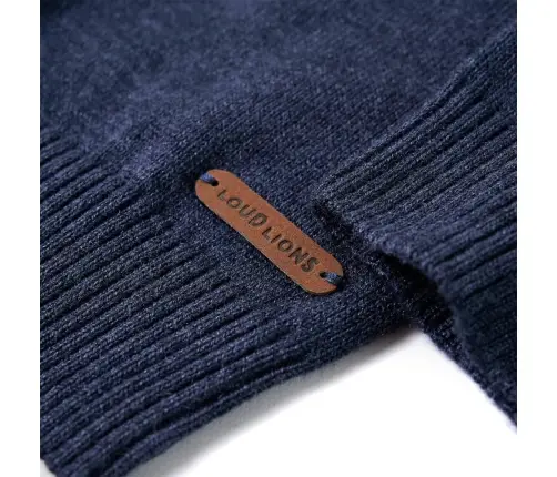 Bērnu Džemperis, Adīts, Tumši Zils, 92