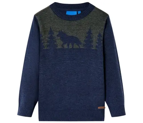 Vaikiškas Megztinis, Tamsiai Mėlynos Spalvos, Megztas, 116 Dydžio