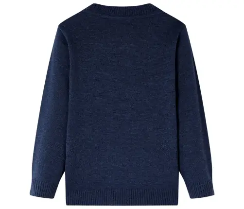 Bērnu Džemperis, Adīts, Tumši Zils, 128