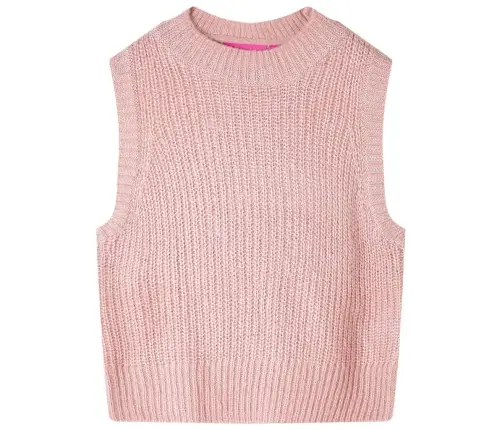 Laste Kampsunvest, Kootud, Heleroosa, 116