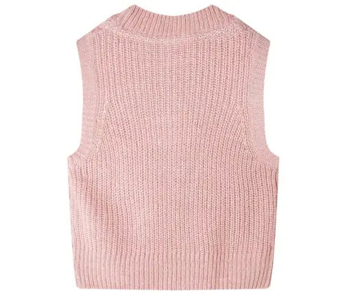 Laste Kampsunvest, Kootud, Heleroosa, 116