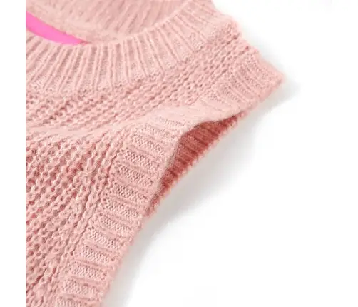 Laste Kampsunvest, Kootud, Heleroosa, 116