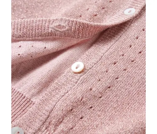 Laste Kardigan, Kootud, Kahvaturoosa, 92